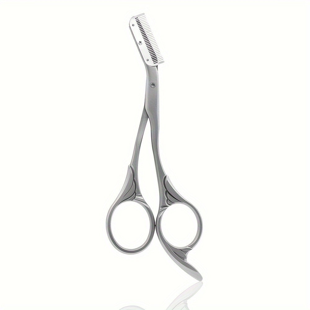 Precision Eyebrow Scissors with Comb – Hygienic and Effective