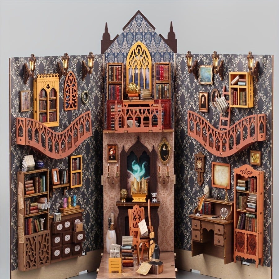Magical Book House – 3D Wooden Puzzle for Creative Builders