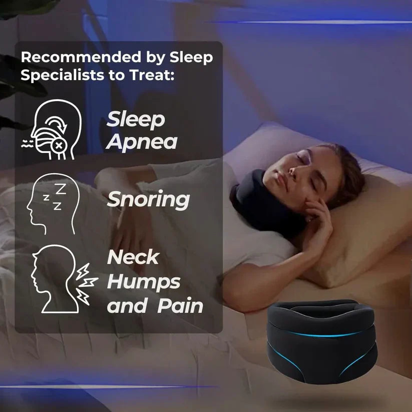 Experience a better night's sleep and feel the relief from snoring, neck pain, and