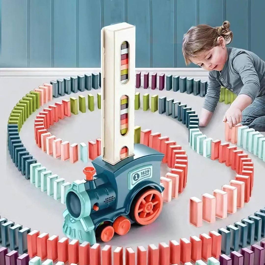 Automatic Domino Train - Fun and Educational