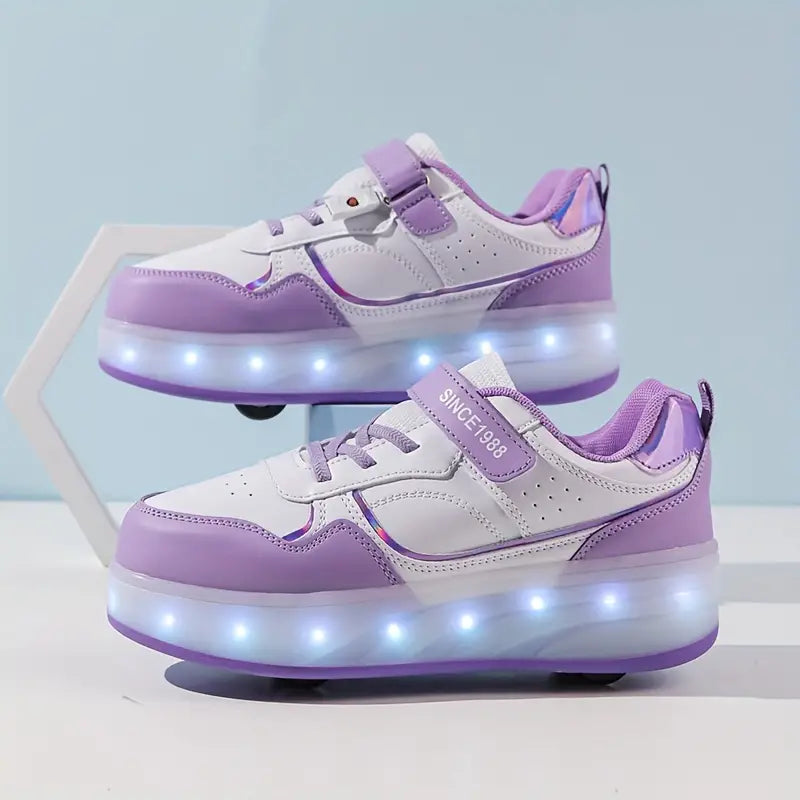Glide in Style with Velo – Sneakers with Wheels and Light-Up Soles