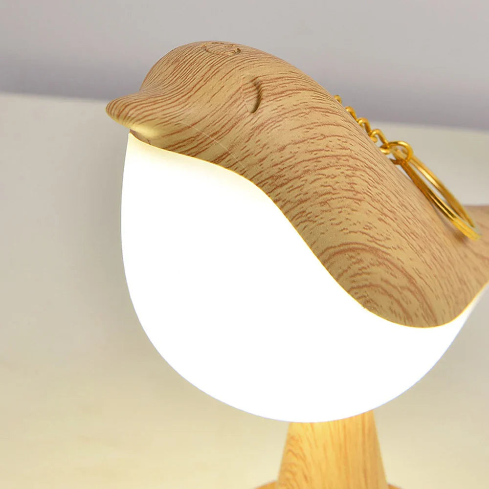 Aviara - Elegant Bird-Shaped Wall Lamp with Wood