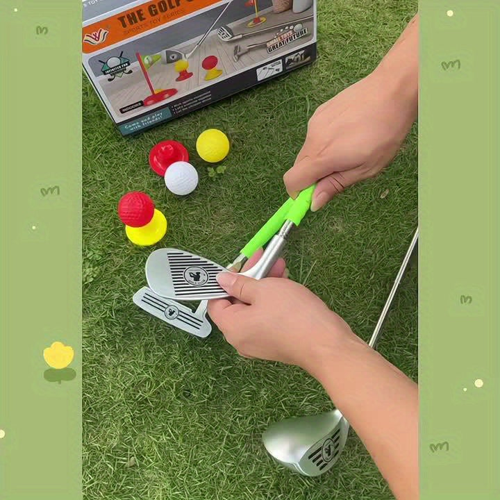 Children's Golf Set - Adjustable Clubs and Goals for Endless Fun