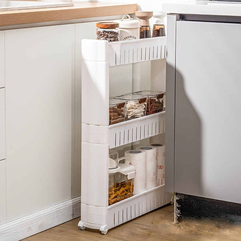 Small Storage Trolley – Practical and Mobile for Kitchen and Bathroom