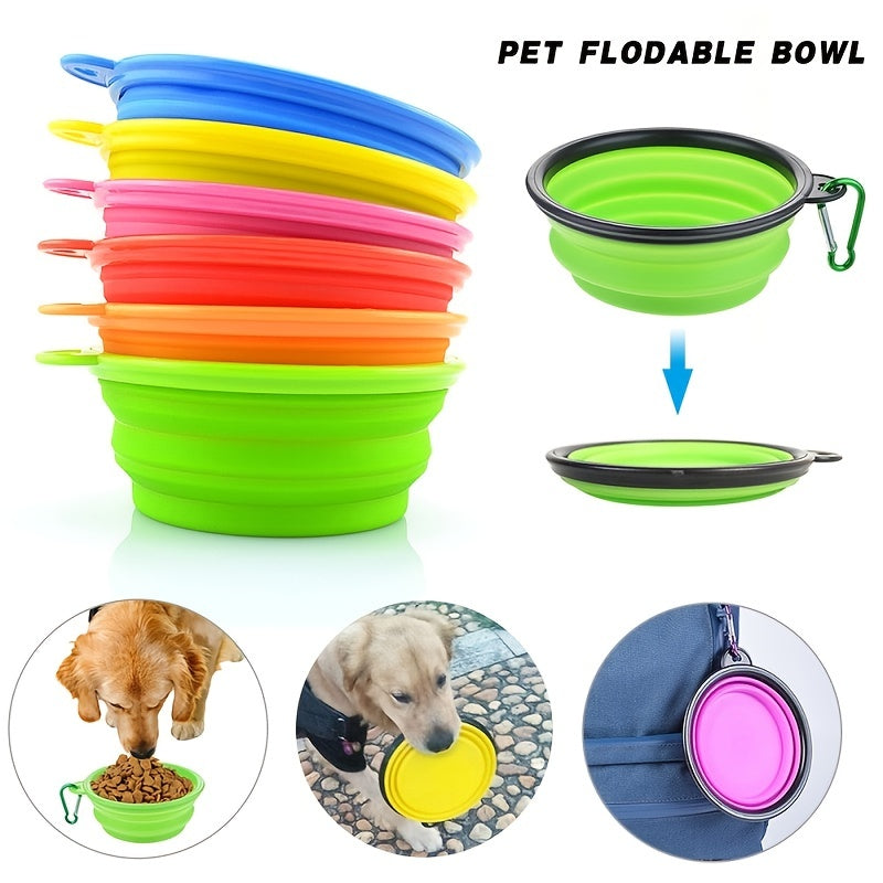 Foldable Pet Bowl – Durable and Compact for Dogs and Cats