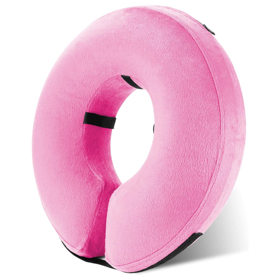 Protective Inflatable Dog Collar - Soft & Comfortable Recovery Ring