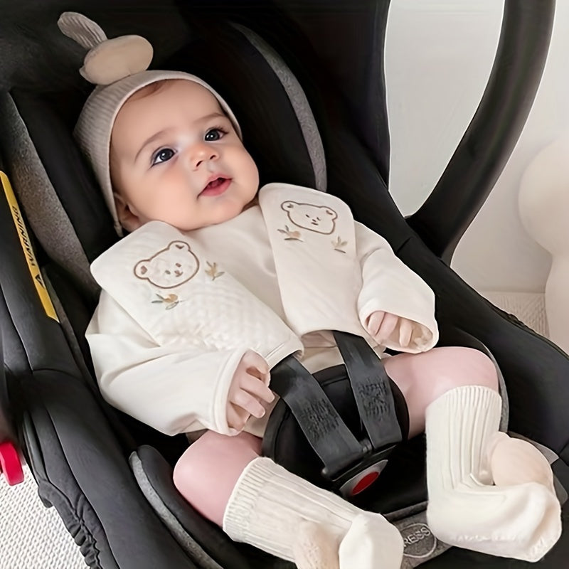 Shoulder Pads for Pushchairs & Car Seats – Comfort with Animal Motif