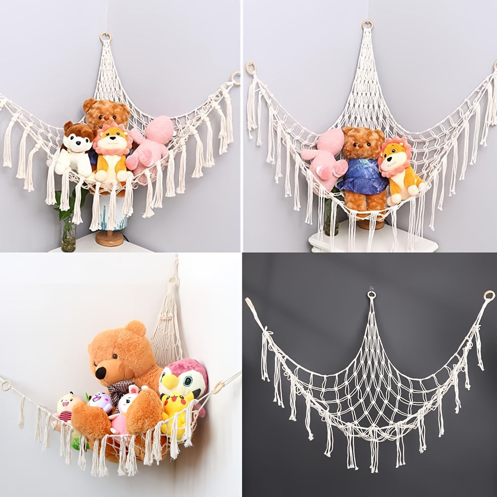 SnuggleNet Hammock for Plush Toys - Stylish Solution for Toy Storage