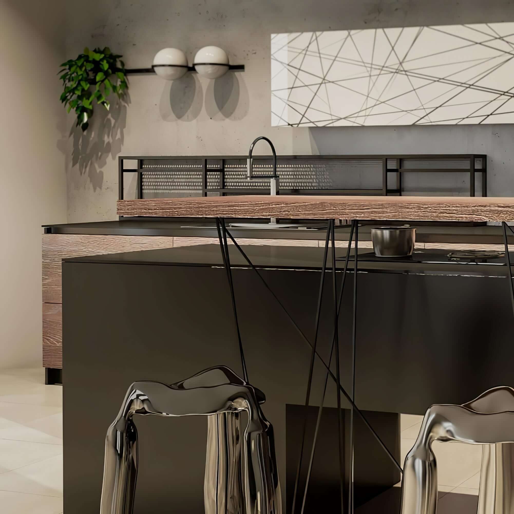 Modern Outdoor Wall Light - Waterproof