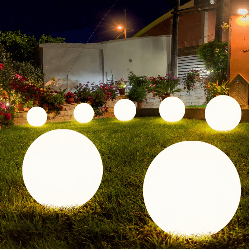 Solar-Powered Globe Garden Light