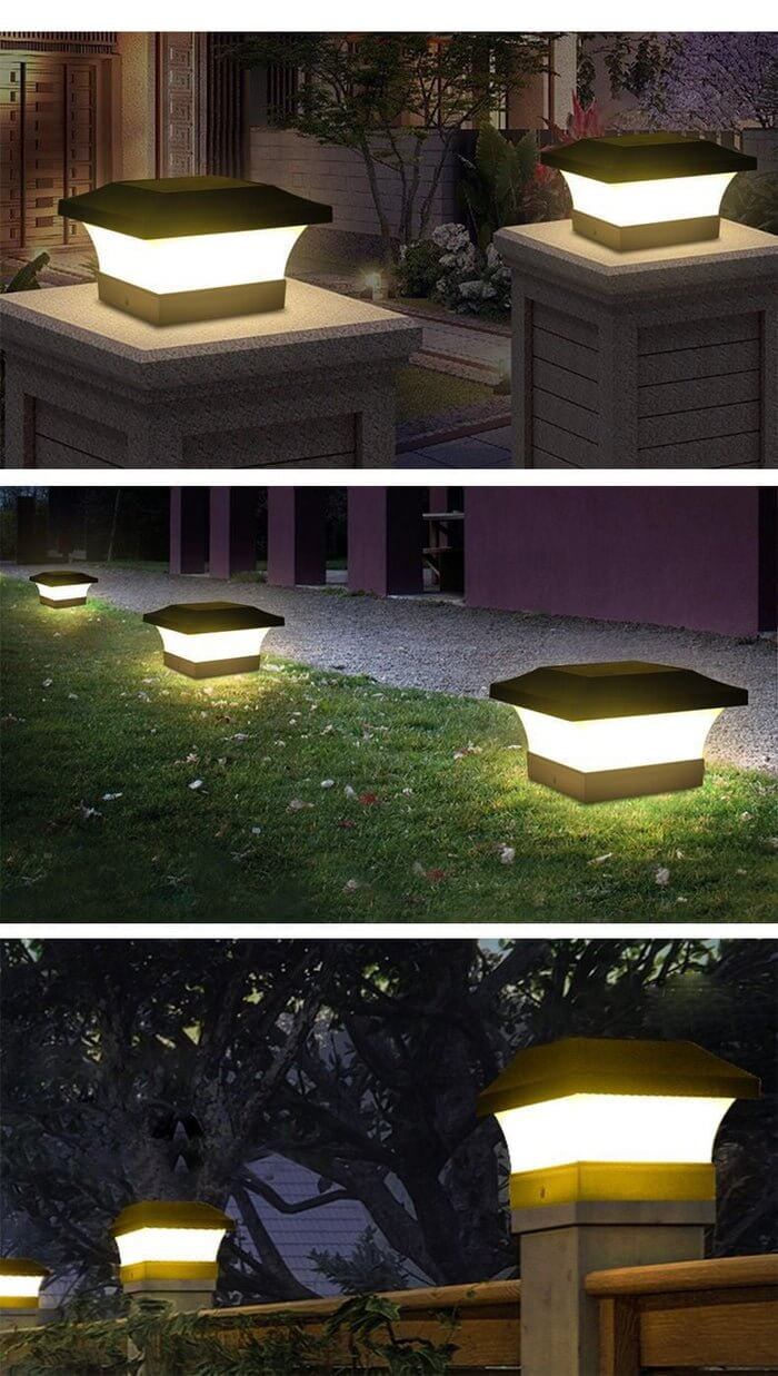 Sustainable Outdoor Lamp with Solar Energy