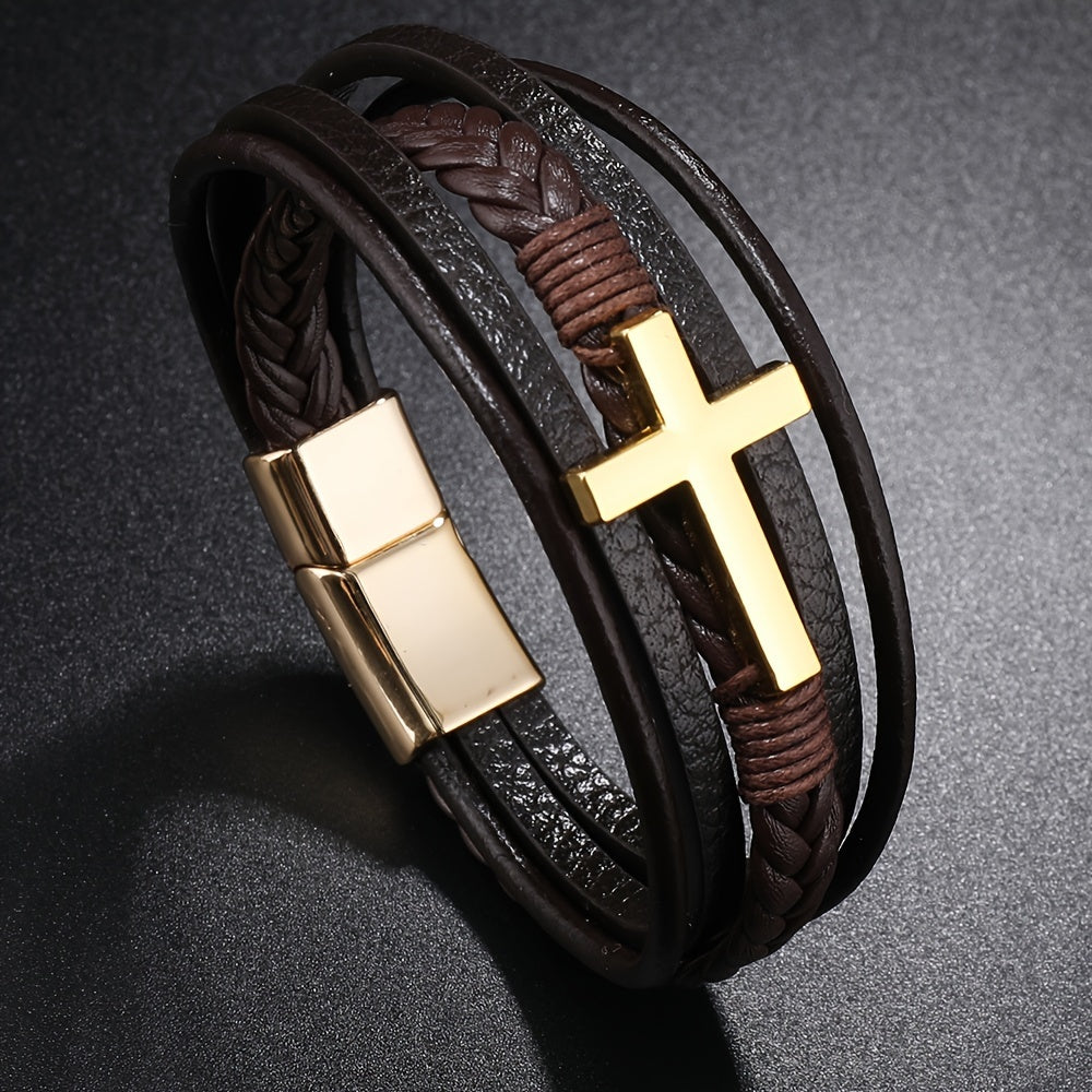 Spiritual Leather Bracelet - For the Modern Man