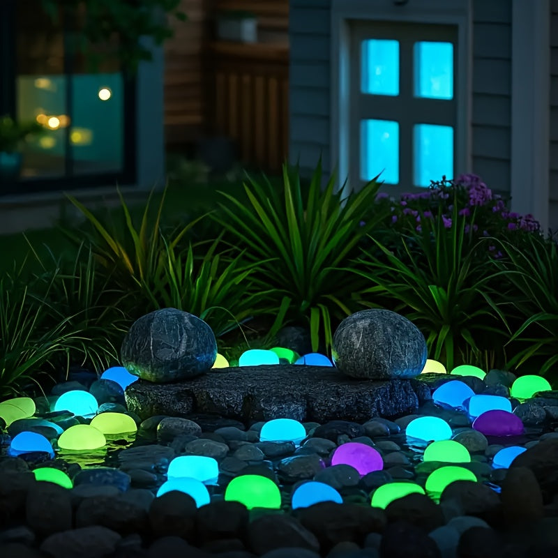 Enchanting Illuminated Garden Stones – Atmospheric and Durable