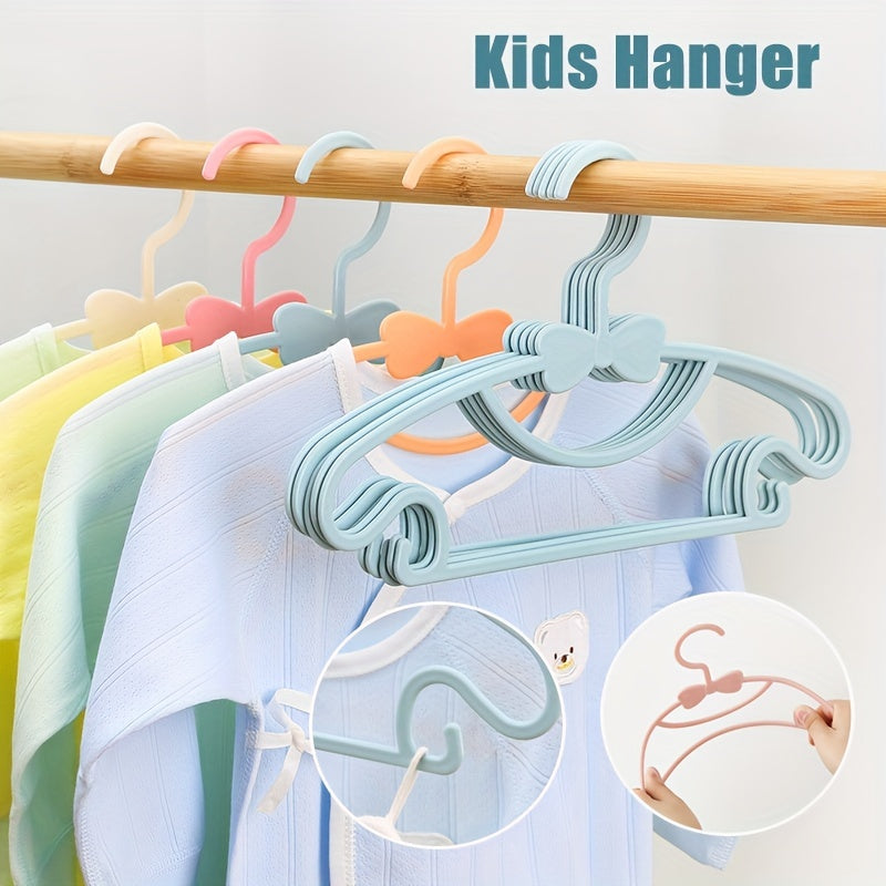 Sustainable Hangers for Children - Cute Bow Design, Lightweight and Space-Saving