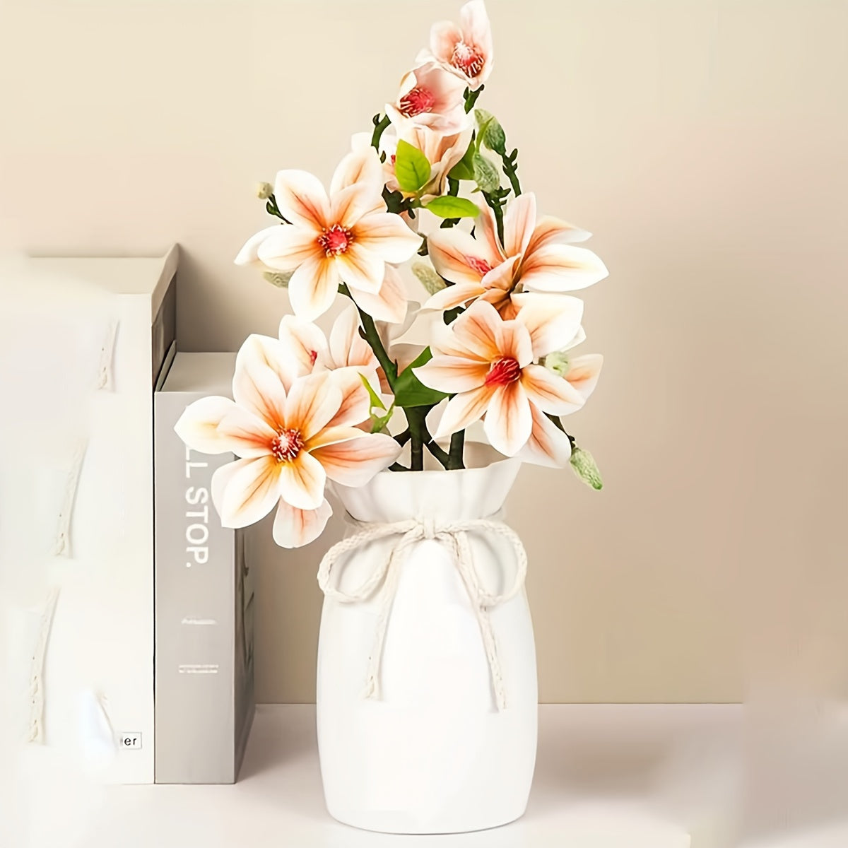 Bohemian Geometric Decorative Vase – Ideal for Spring and Easter Decorations