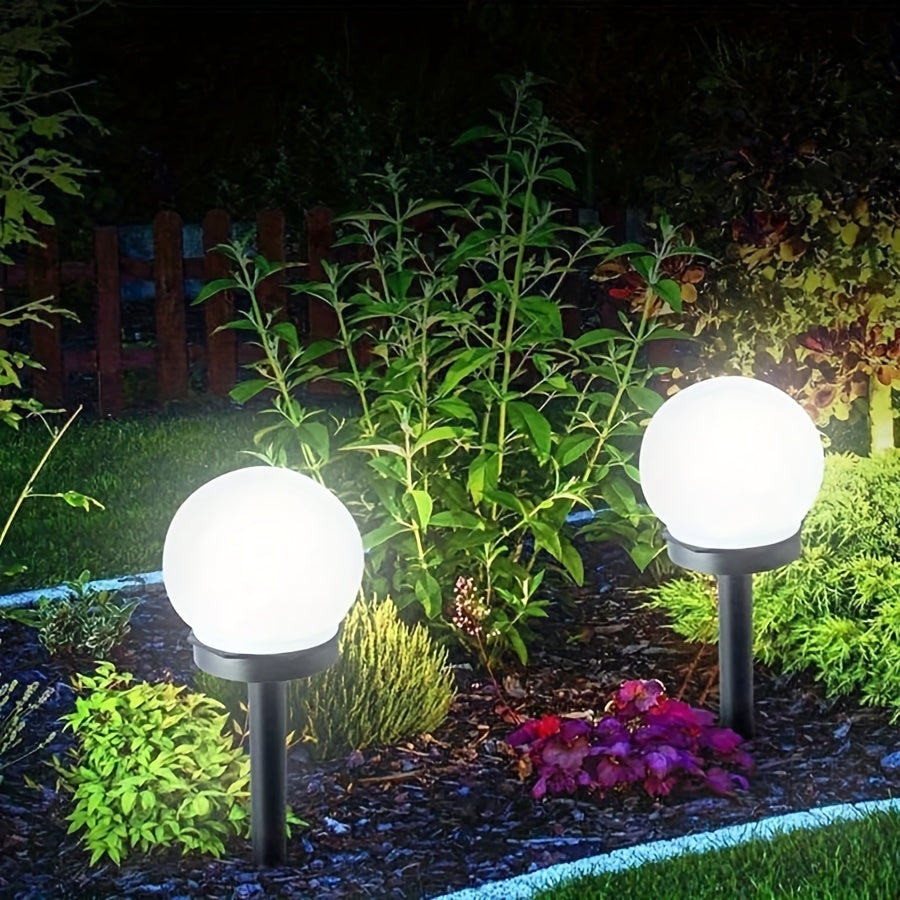 Solar LED Garden Lamps – Spherical Lighting for Paths and Gardens