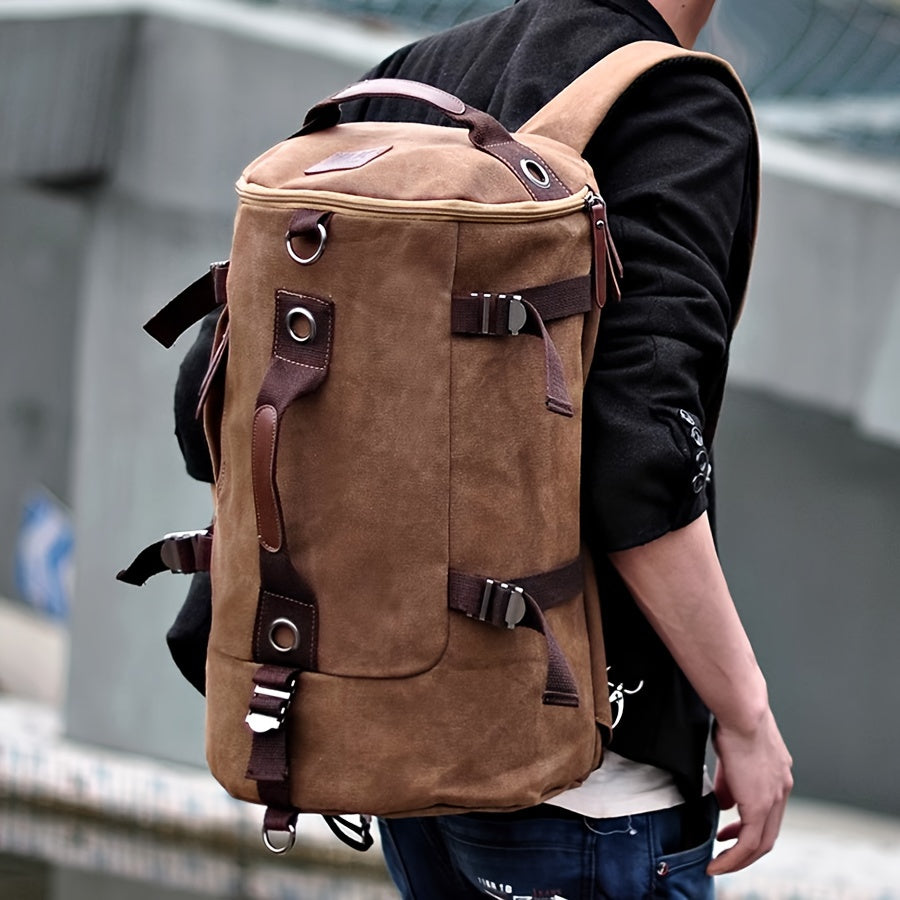 UrbanTrail Canvas Backpack – Sustainable and Functional