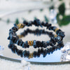 Stylish Bracelet Made of Natural Stones and Crystal Beads - Celine