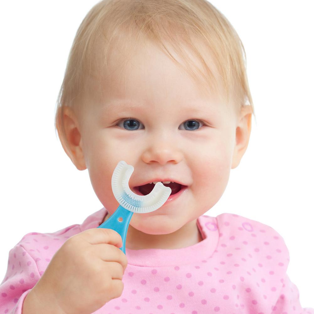 Children's Toothbrush with U-Shape – Gentle 360° Cleaning for All Ages