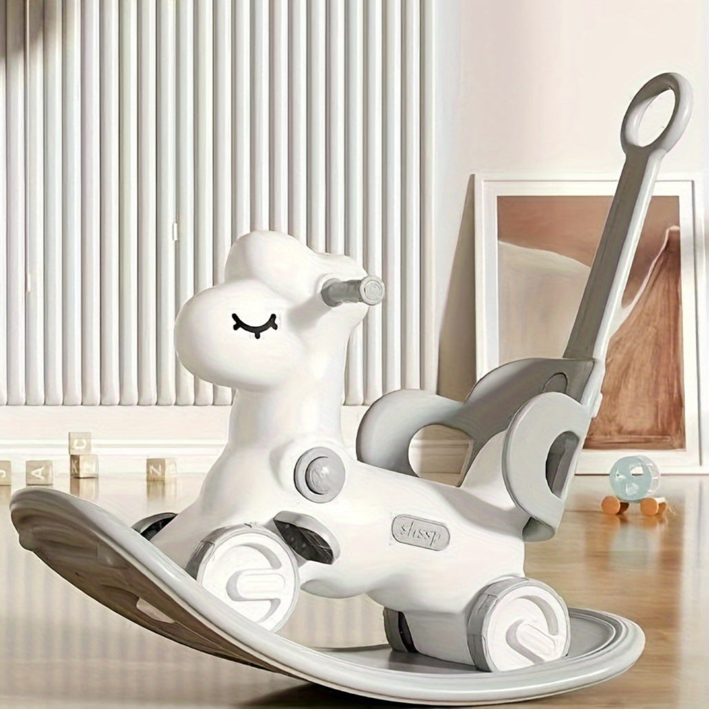 2-in-1 Baby Rocking Horse and Ride-On - Safe and Fun Toy