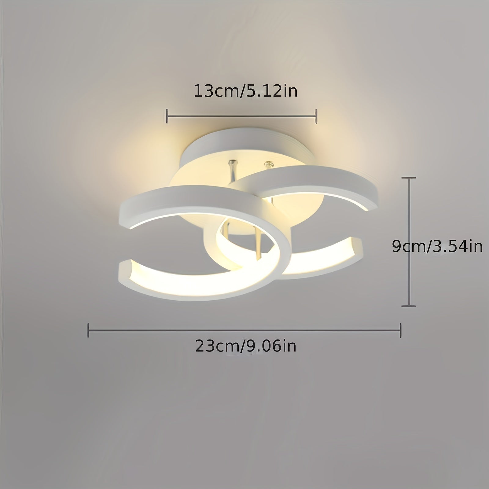 Futuristic CircleVibe Ceiling Lamp - For a Trendy and Well-Lit Space