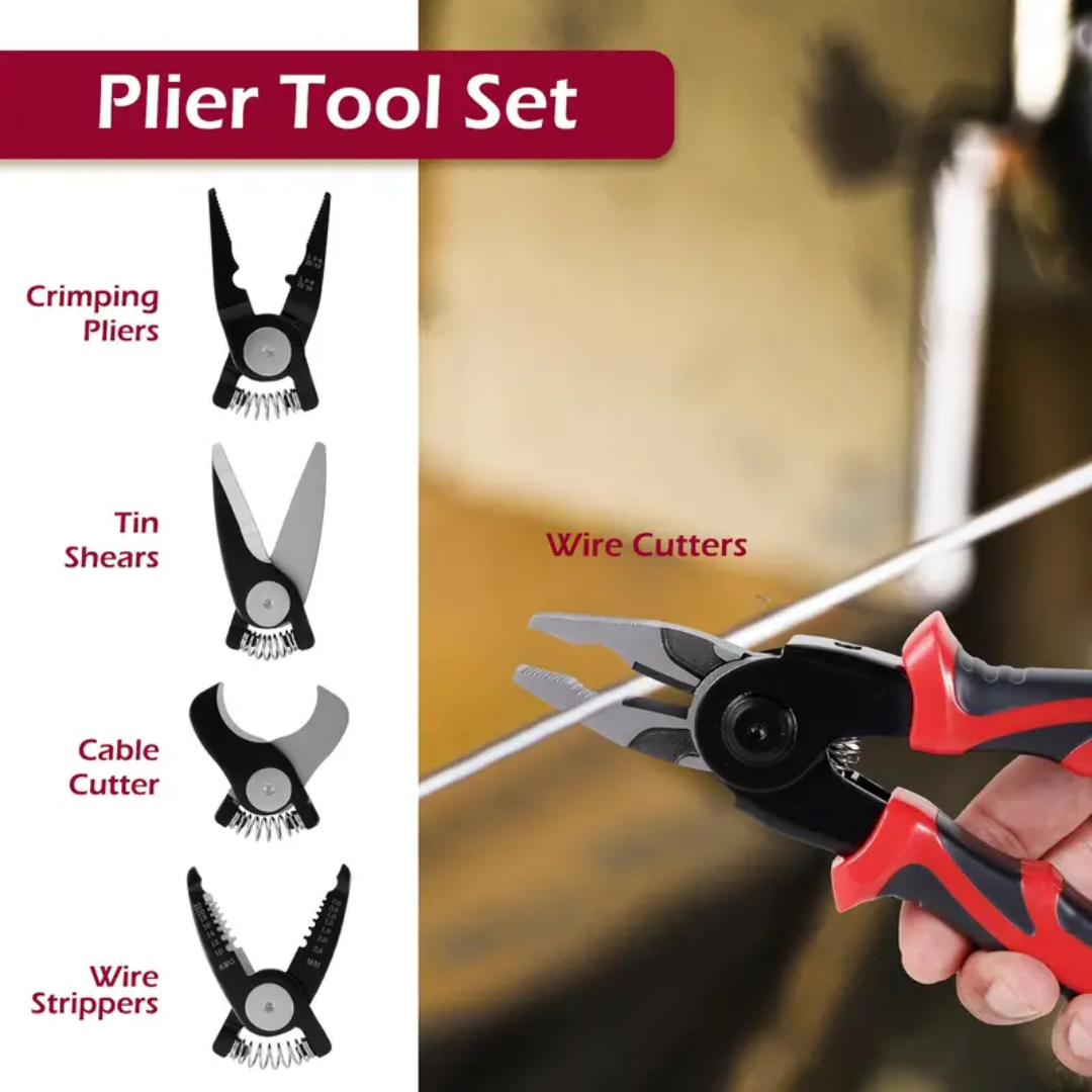 MultiGrip 5-in-1 Pliers Set – Flexible Tool for Every Tough Job