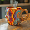 CrystalAura Premium Mug | Handcrafted gemstone-inspired coffee and tea cup