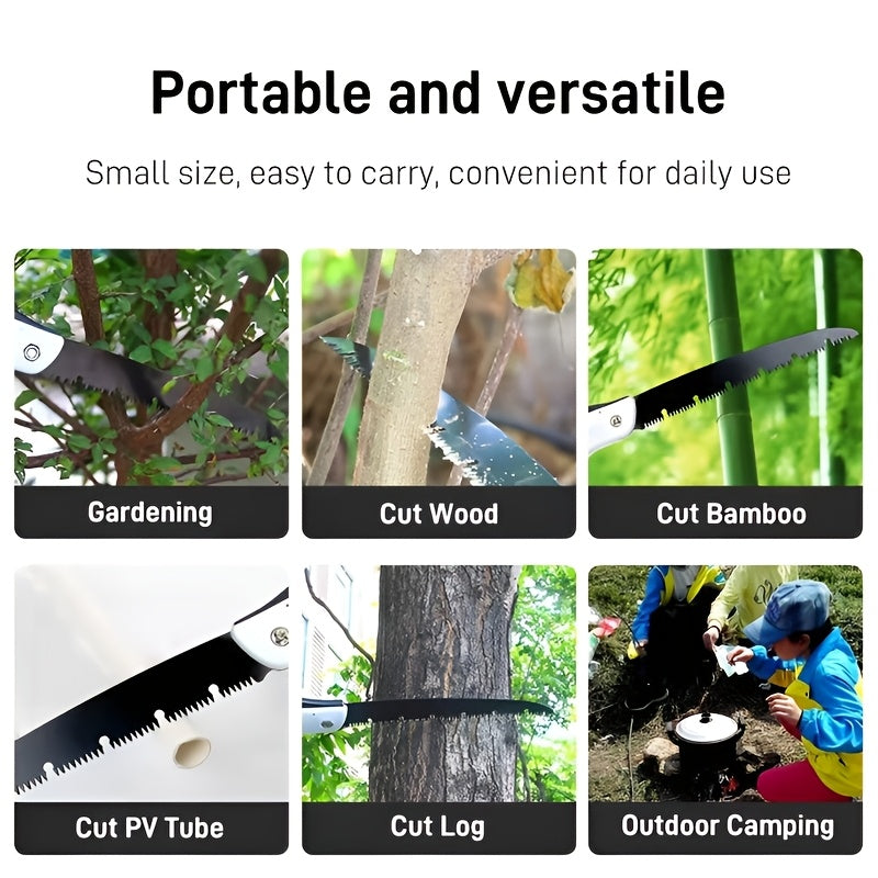360° Extendable Folding Saw - Robust and Efficient for Gardening and Camping