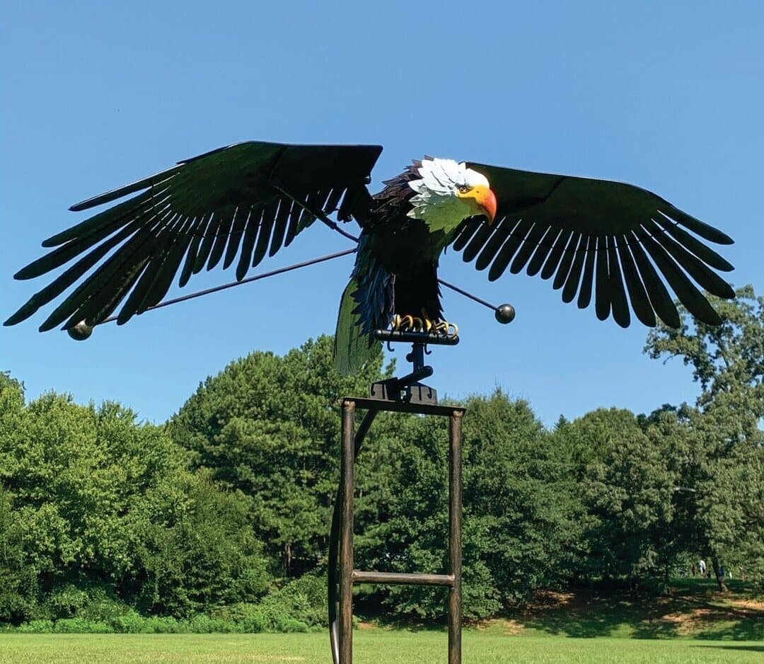 Metal Bird Wind Generator - Decorative Garden Ornaments