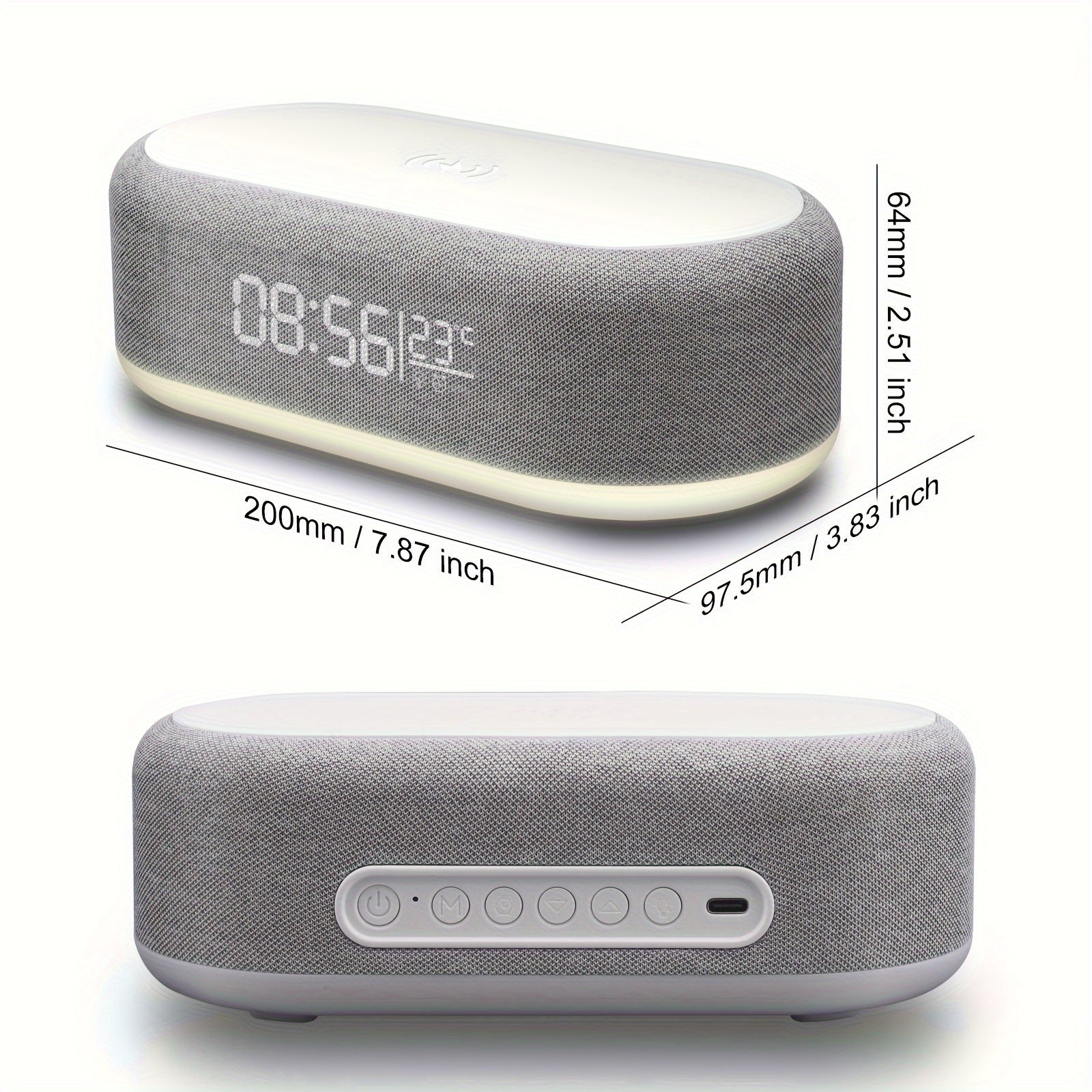 GlowTime Multifunctional Night Light – Compact and Practical for Any Room