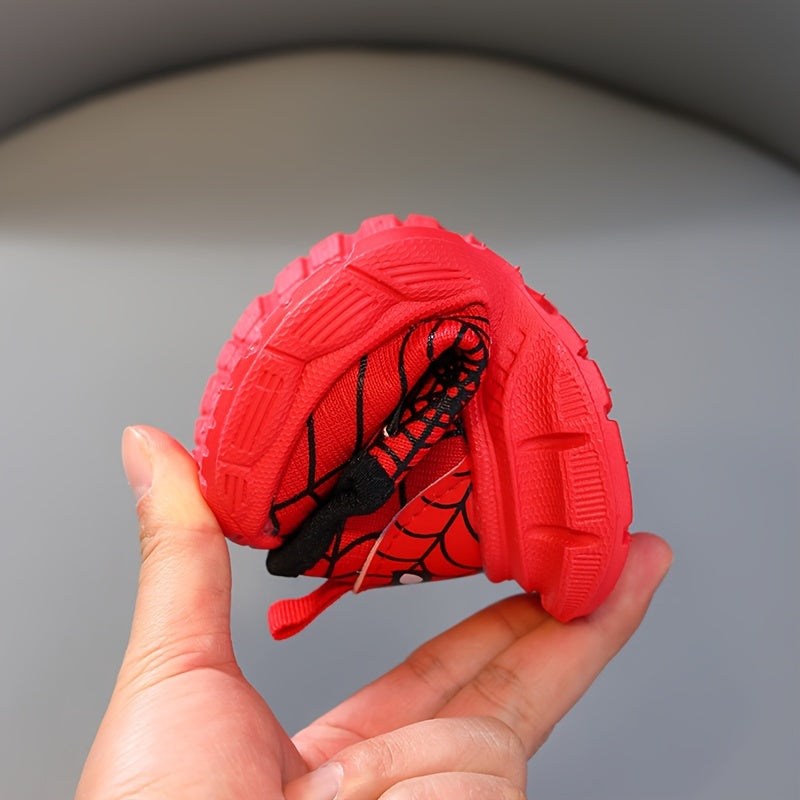 SpiderWeb LED Sneakers - Dazzling Adventures for Kids