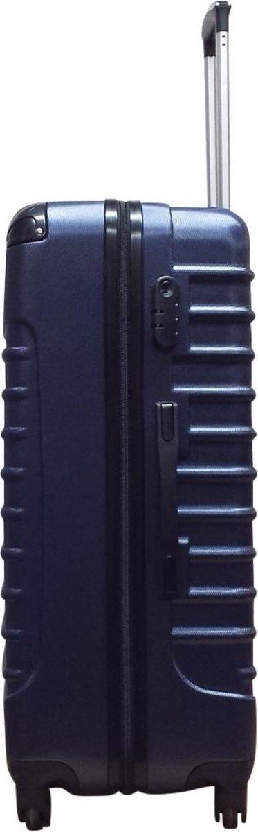 2-Piece Dark Blue Hard Shell Luggage Set – Monaco