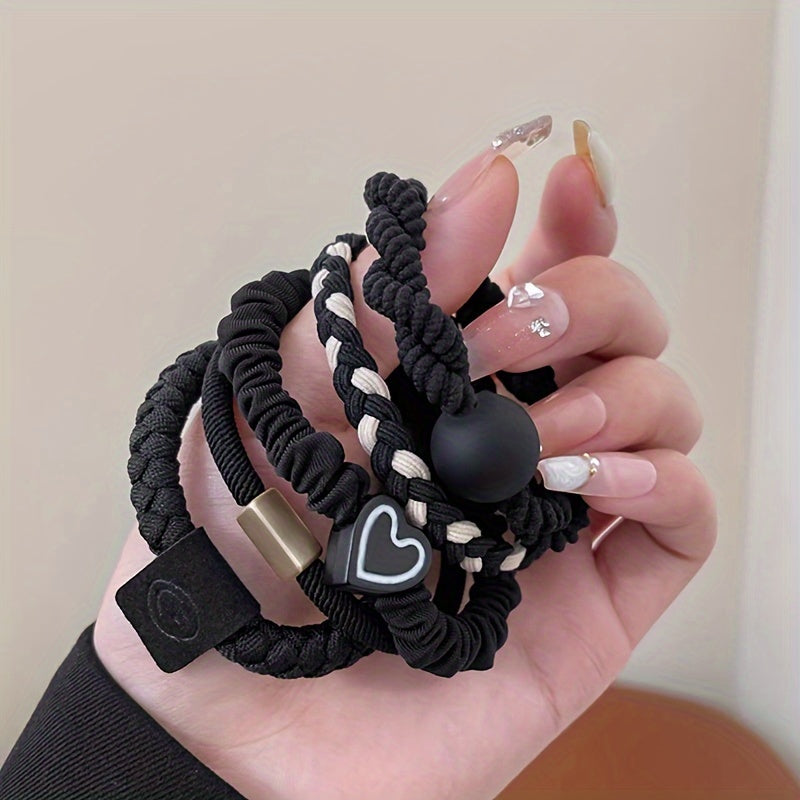 Charming Hair Elastic Set – For Stylish and Easy Hair Care