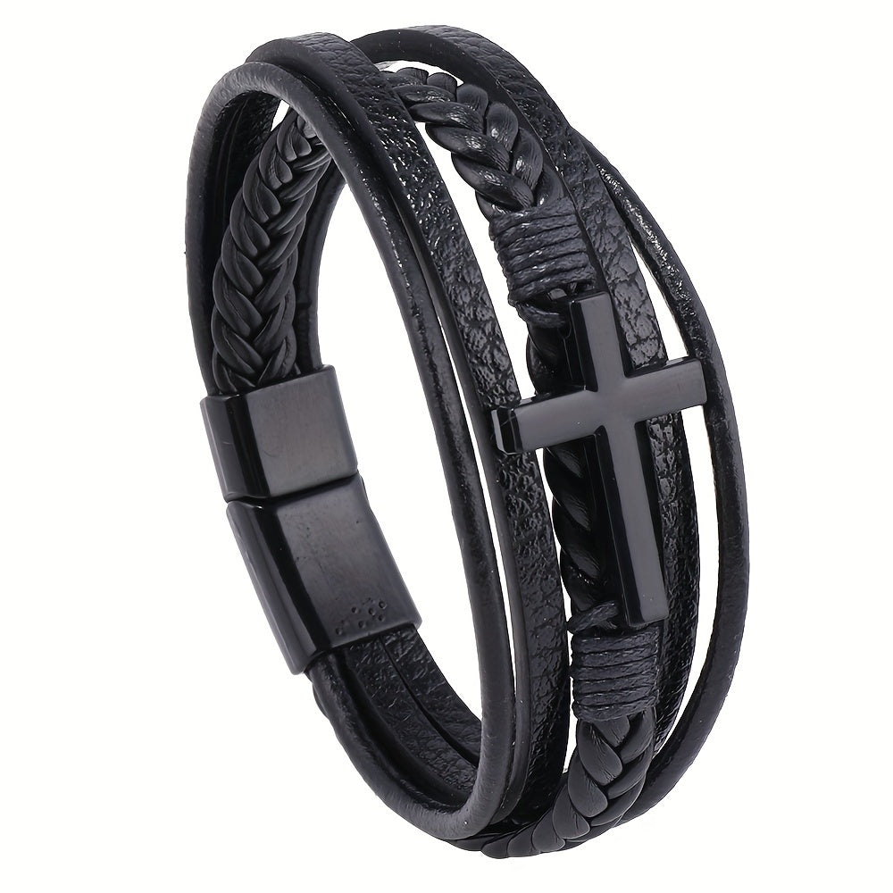 Spiritual Leather Bracelet - For the Modern Man