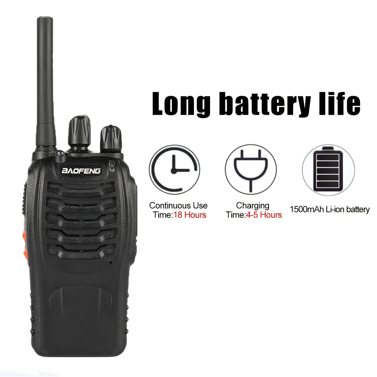 2 Pieces Portable Two-Way Radios – Reliable Communication for Walking, Cycling, and Climbing