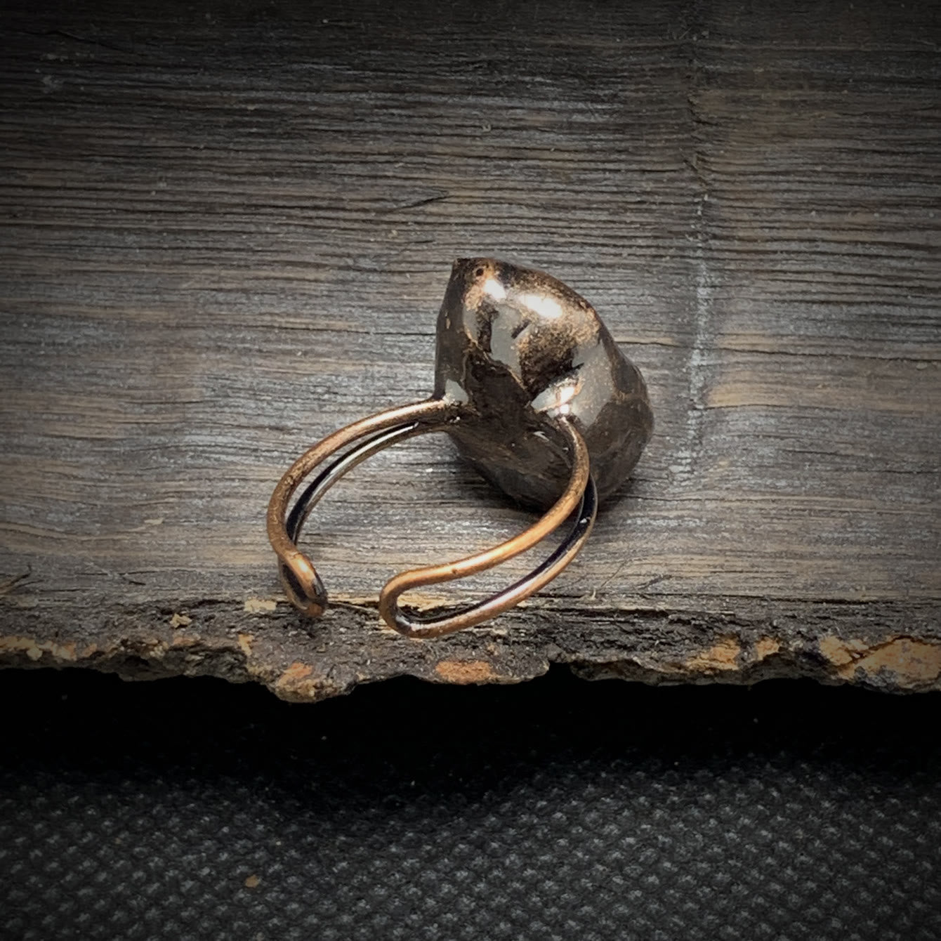 Natural Raw Stone Birth Ring – Selina