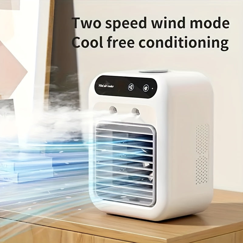 Portable Mini Air Conditioner – All-in-One Humidifier & Fan