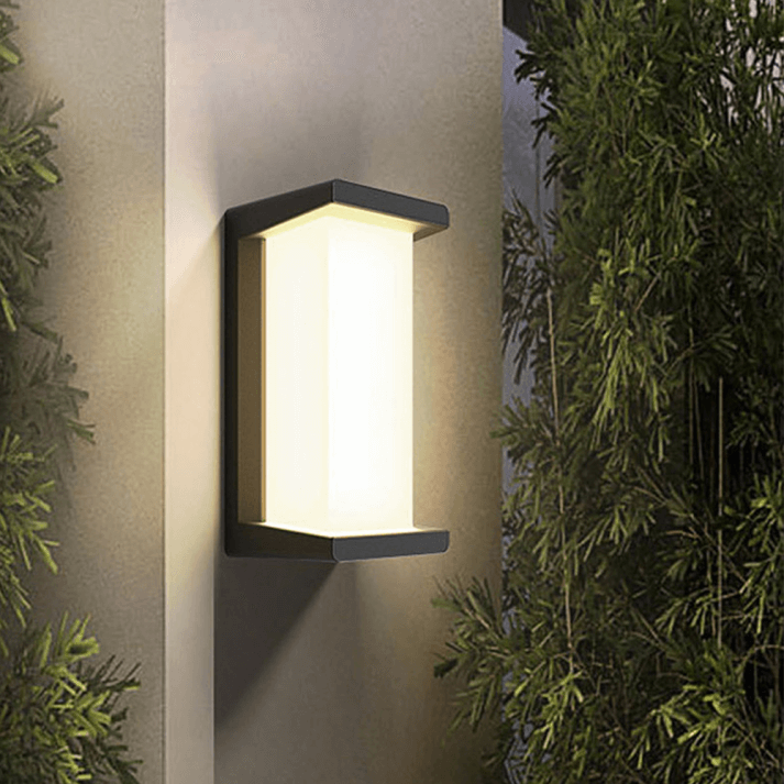 Modern Outdoor Wall Lamp Black-White - Garden Lighting