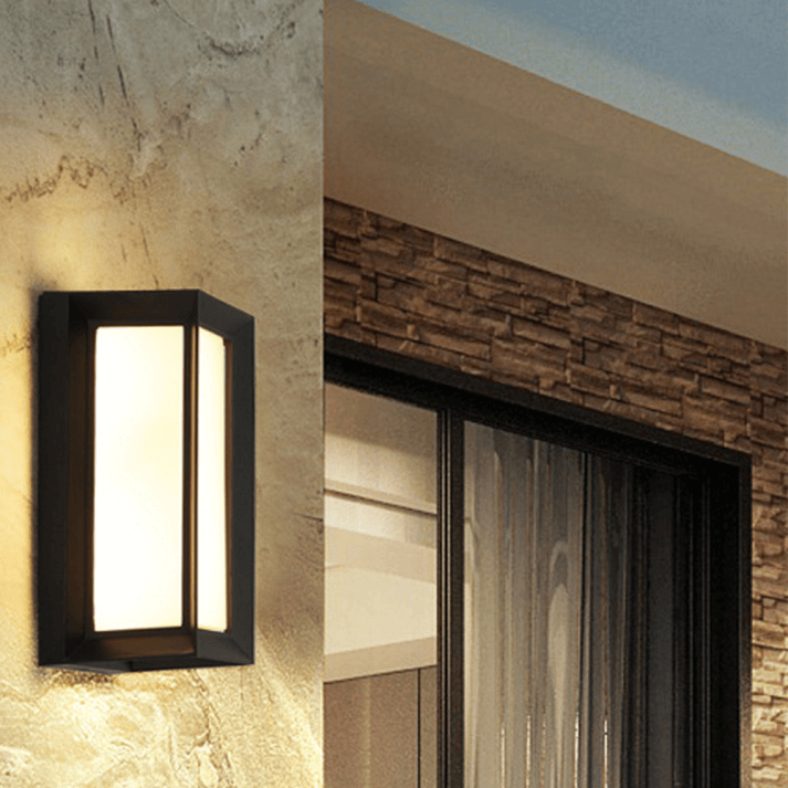 Modern Outdoor Wall Lamp Black-White - Garden Lighting
