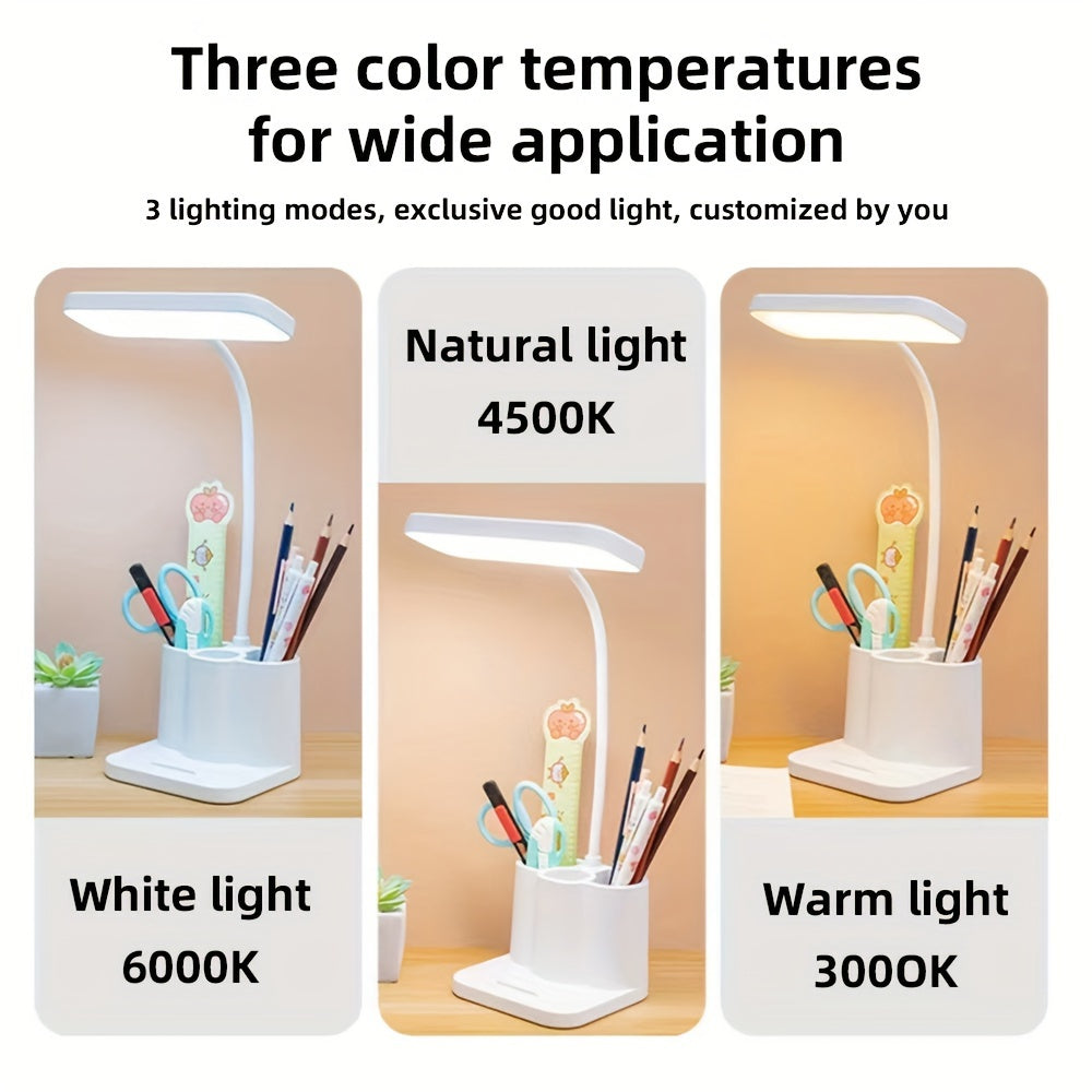 Multifunctional LED Desk Lamp - Convenient and Eye-Friendly