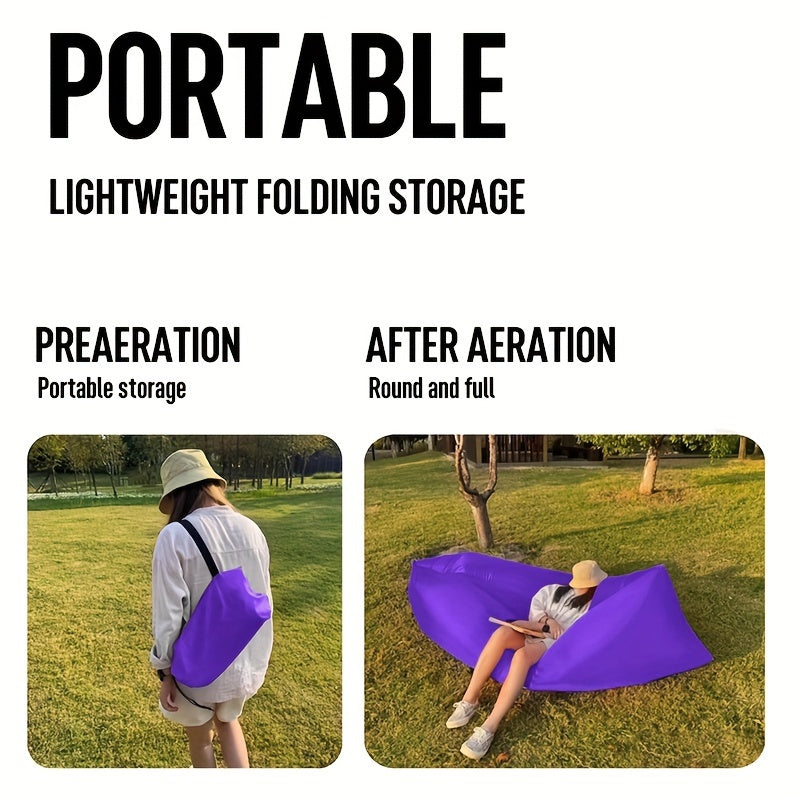 Inflatable Lounge Sofa - Lightweight and Comfortable for Camping and Outdoor Adventures