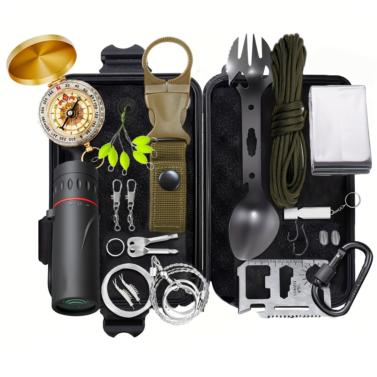 SurviveX Outdoor Survival Kit - Essential Tools for Adventures and Emergencies