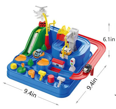RescueTrack Adventure Set – Educational Rescue Vehicle Toy for Toddlers