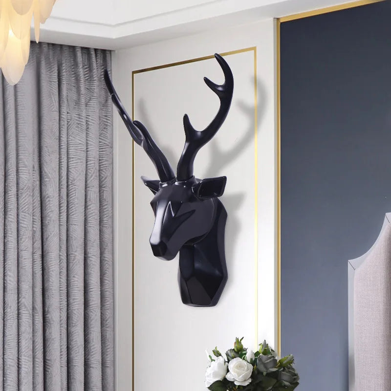 3D Deer Head Sculpture for a Majestic Atmosphere – RegalDeer