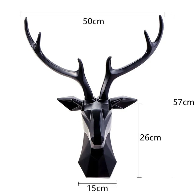 3D Deer Head Sculpture for a Majestic Atmosphere – RegalDeer