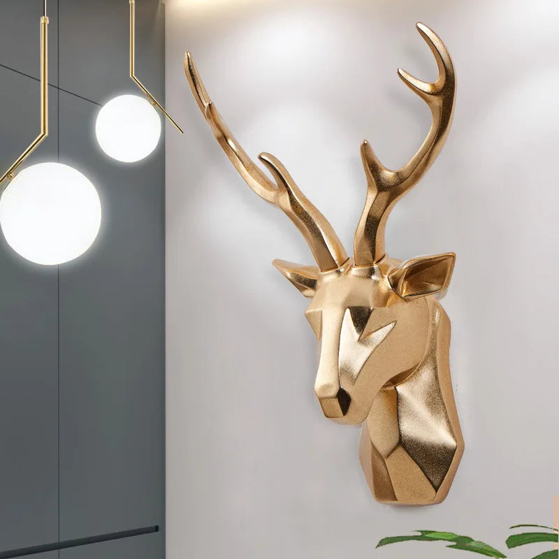 3D Deer Head Sculpture for a Majestic Atmosphere – RegalDeer