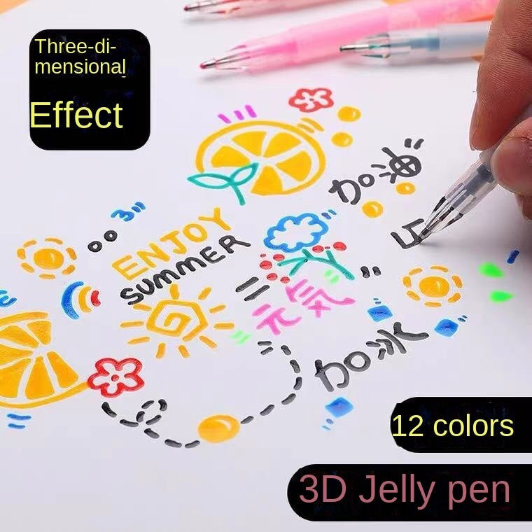 Colourful Gel Pen Set for Creative 3D Designs – 3D ArtPen Set
