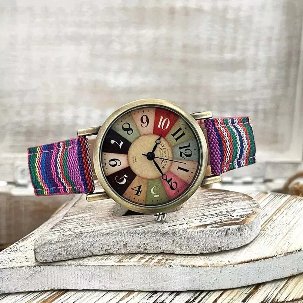 Luna Retro Watch - For a Colourful and Playful Style