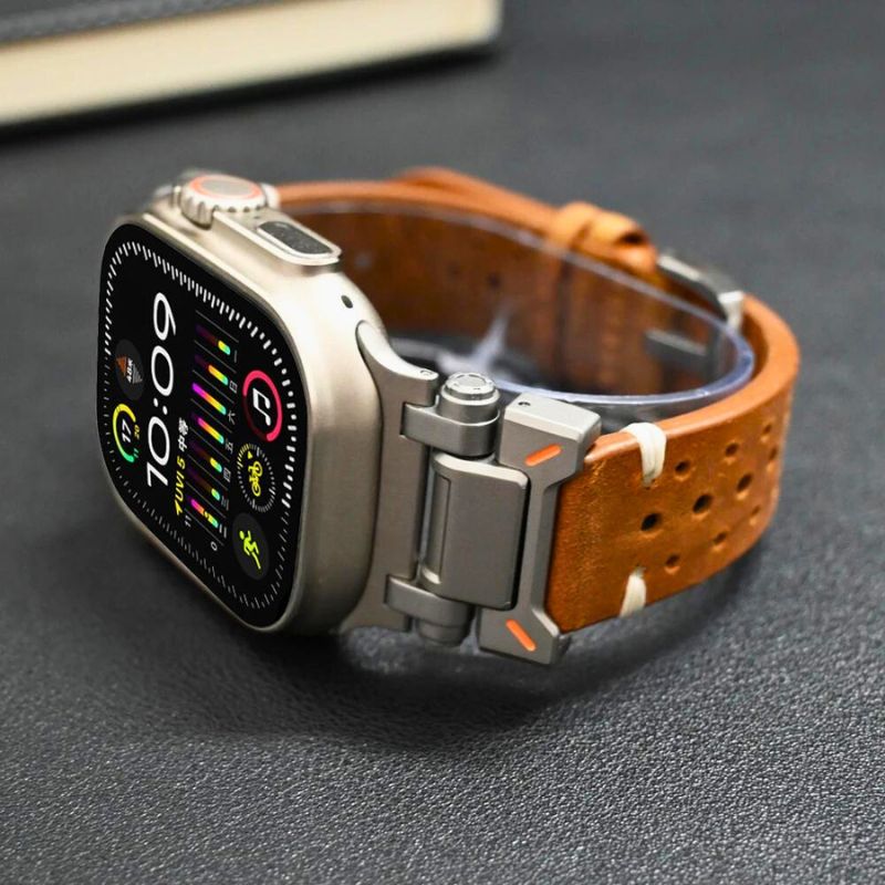 Genuine Leather Apple Watch Band – Stylish & Durable Watch Strap for Your Apple Watch