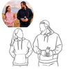 LuxStitch Memory Hoodie | Premium embroidered hoodie with personalized photo design